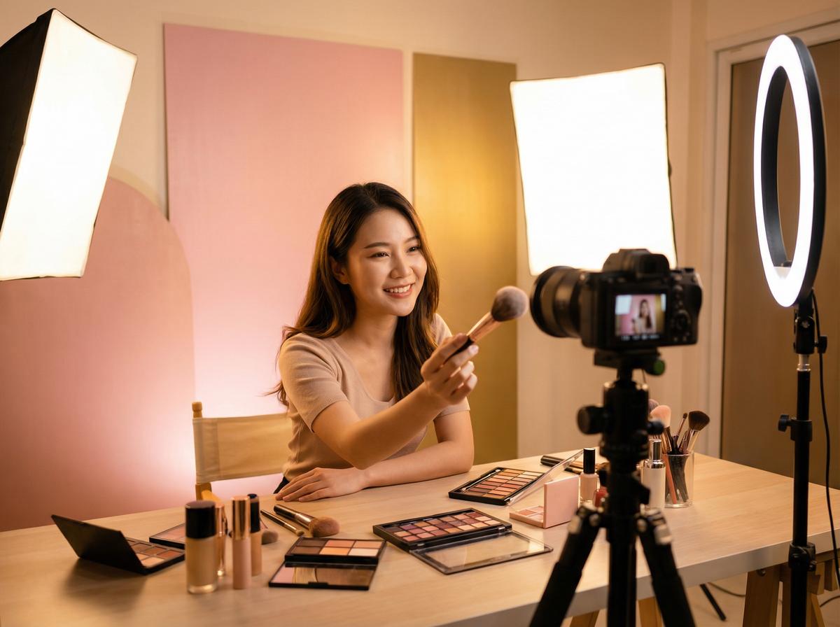 青柠视频美妆视频教程：清新日常妆容视频演示